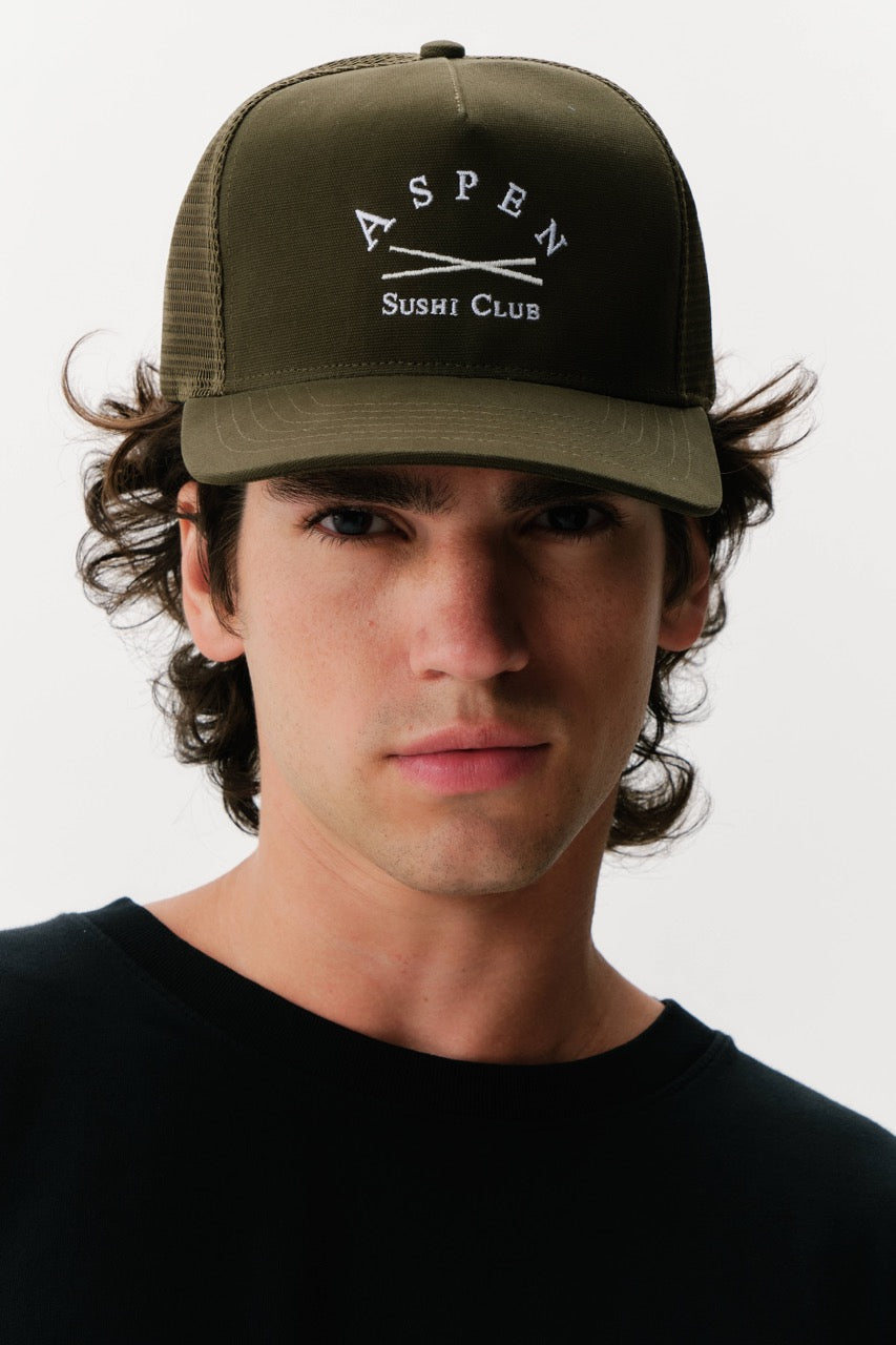 Boné Sushi Club ASC 5 Panel Canvas Trucker
