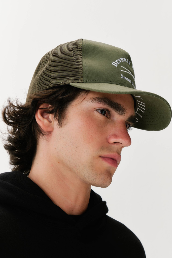 Boné Sushi Club BHSC 5 Panel Canvas Trucker