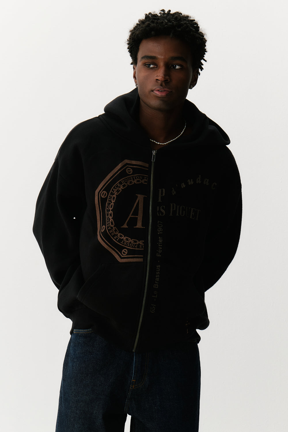 Casaco Cactus Jack x Audemars Piguet Split Logo Zip Up