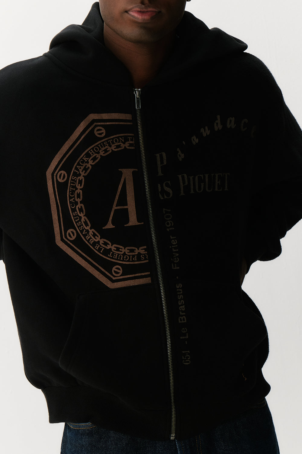 Casaco Cactus Jack x Audemars Piguet Split Logo Zip Up