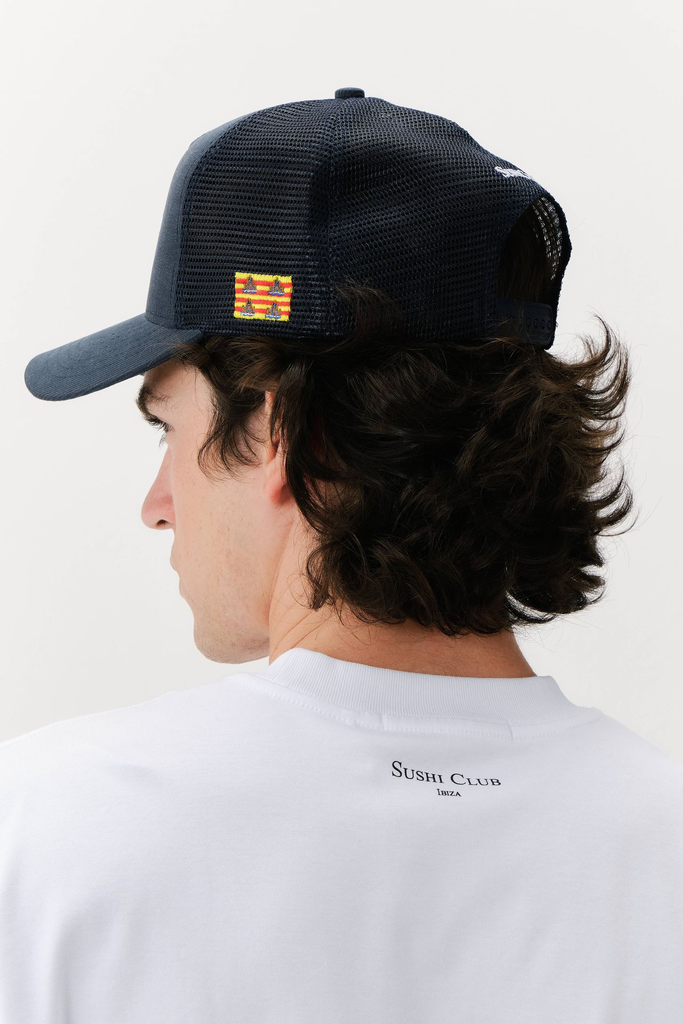 Boné Sushi Club IBSC 5 Panel Flag Bedford Cord Trucker
