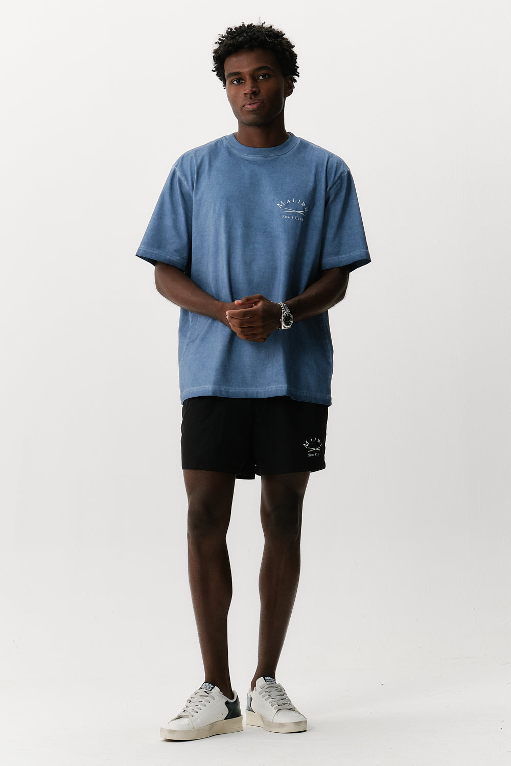 Camiseta Sushi Club MBSC Relaxed V3 Oil Washed