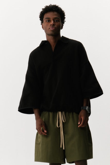 Camiseta Polo Essentials 3/4 Sleeve