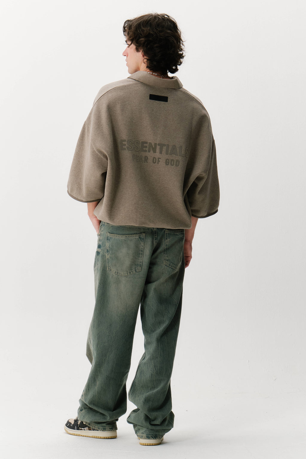 Camiseta Polo Essentials 3/4 Sleeve