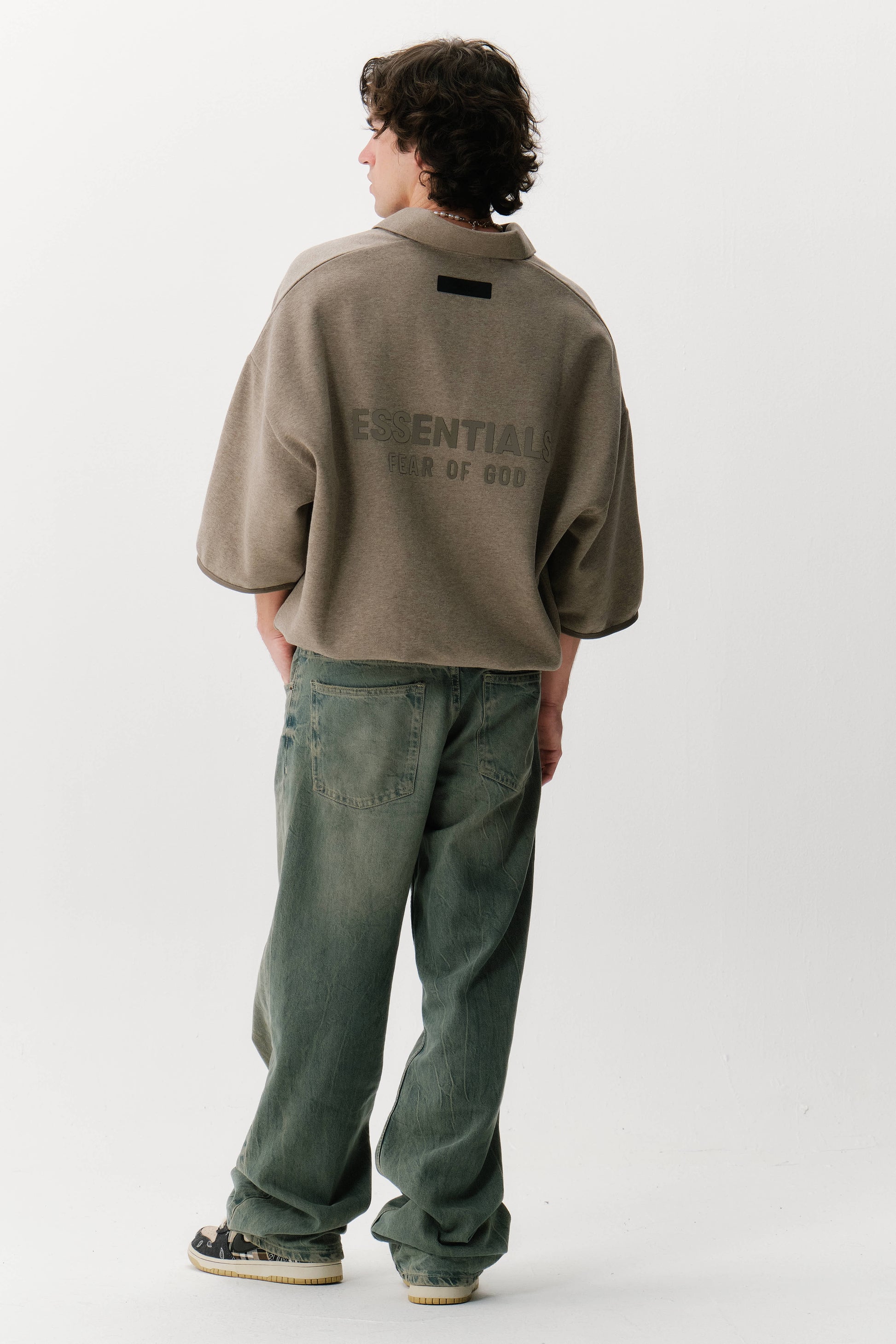 Camiseta Polo Essentials 3/4 Sleeve