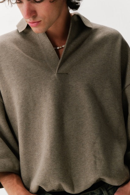 Camiseta Polo Essentials 3/4 Sleeve