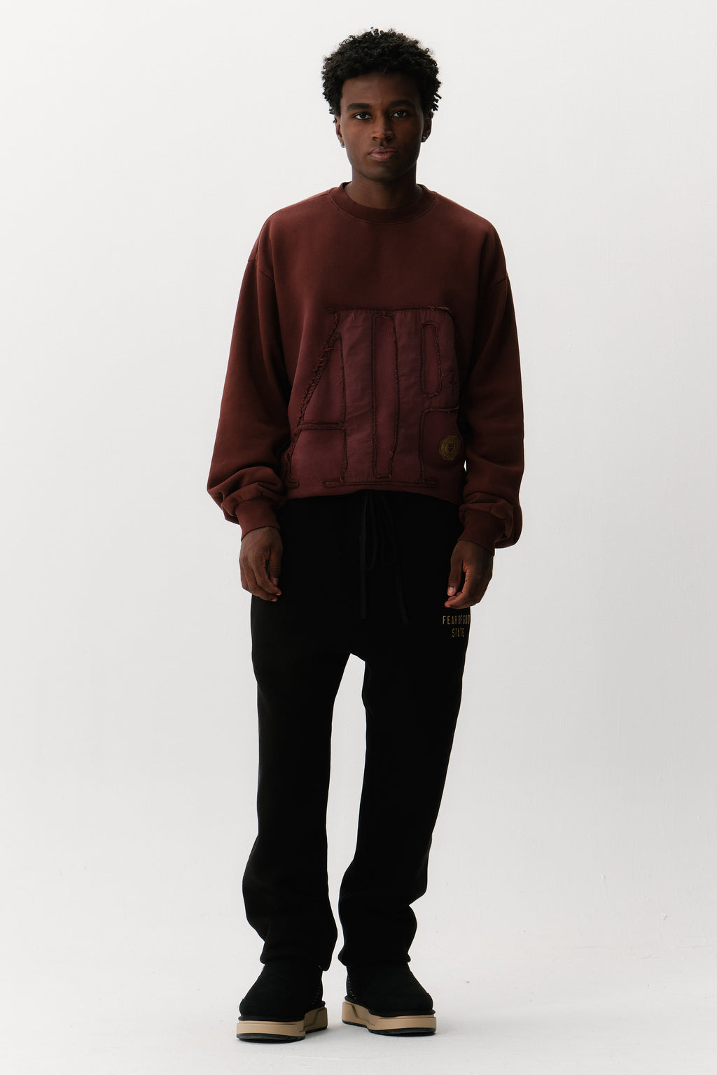 Calça Essentials Fleece Essential Black