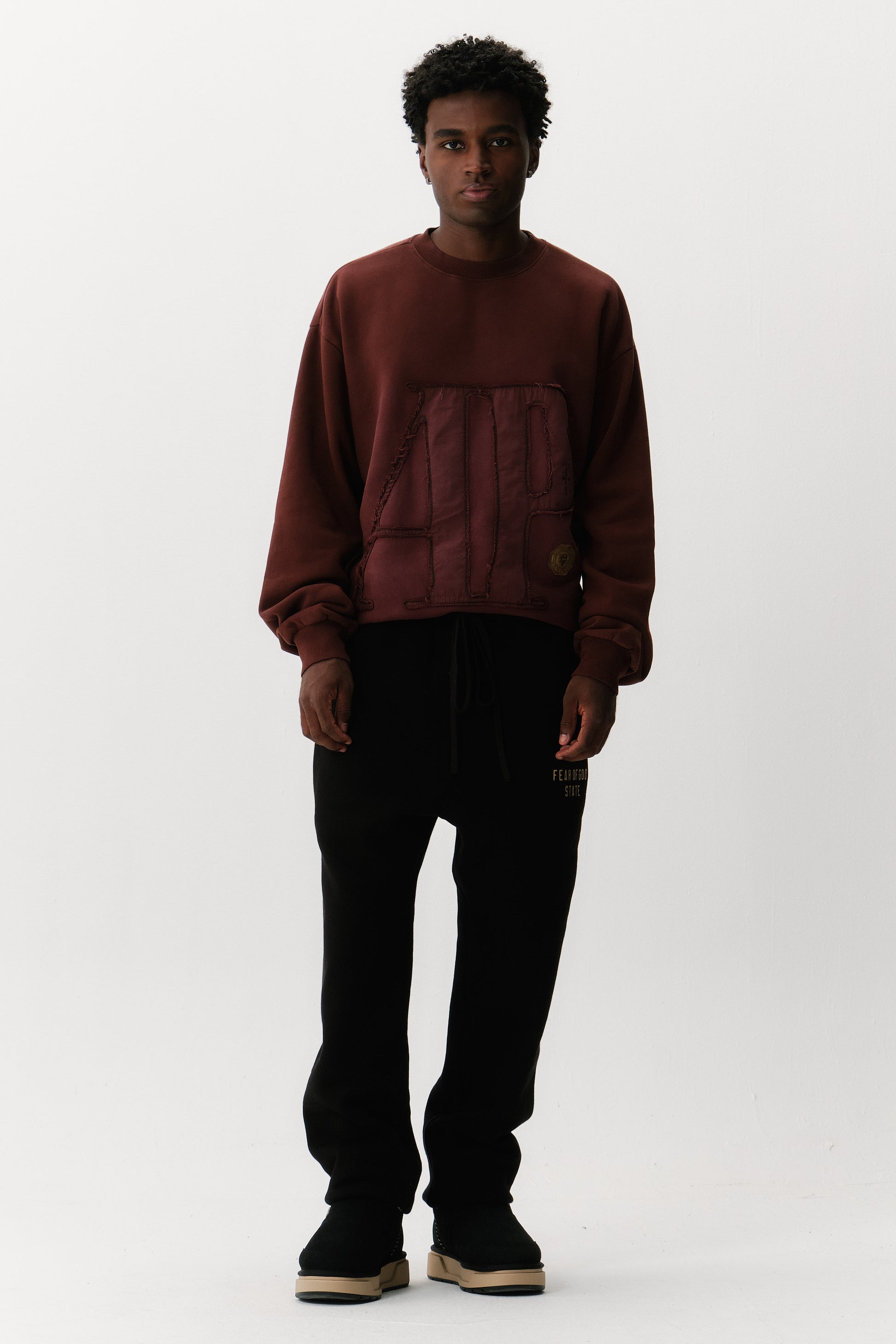 Calça Essentials Fleece Essential Black