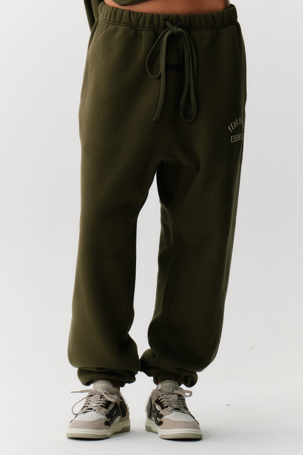 Calça Essentials Fleece Essential Military