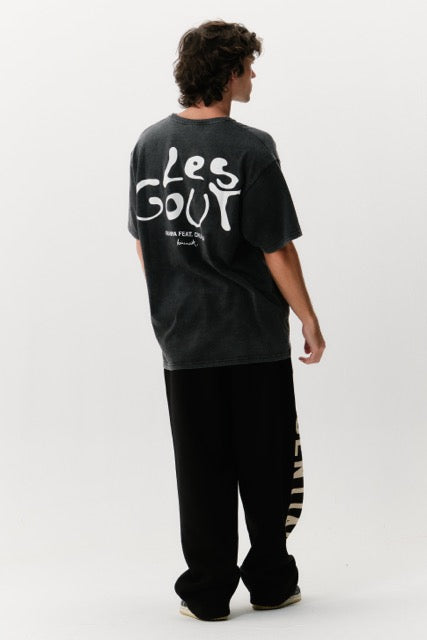 Calça Essentials Fleece Relaxed Black