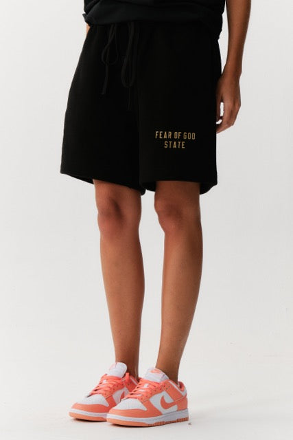 Short Essentials Fleece Soccer Black