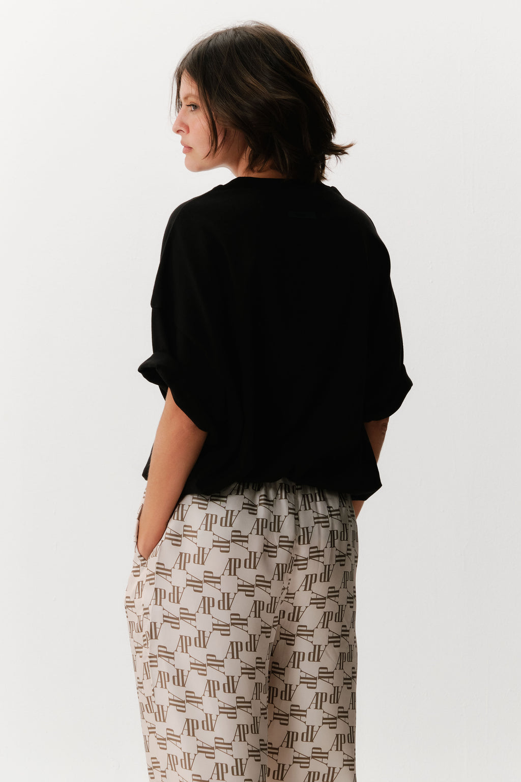 Camiseta Essentials Jersey Crewneck Black