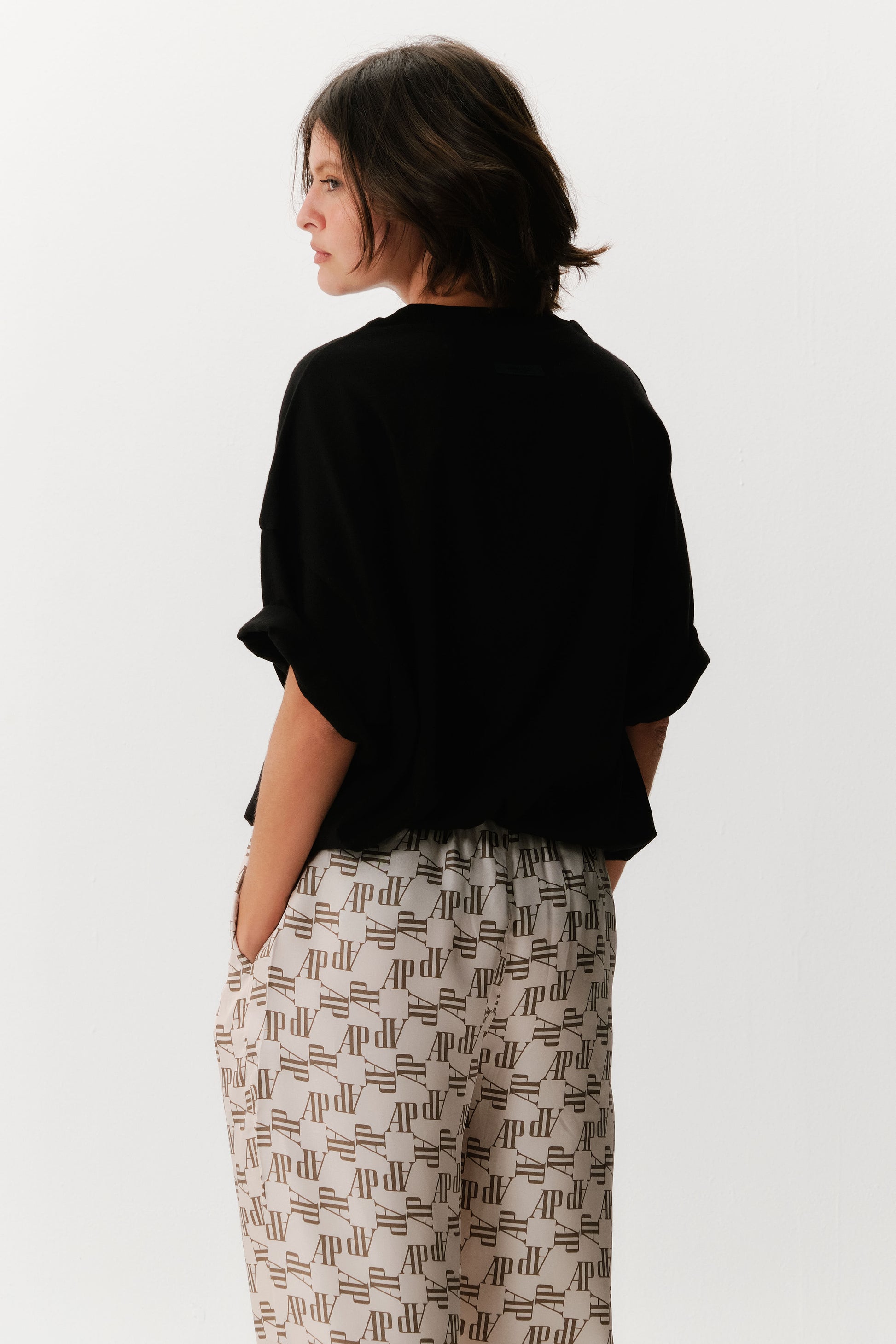 Camiseta Essentials Jersey Crewneck Black