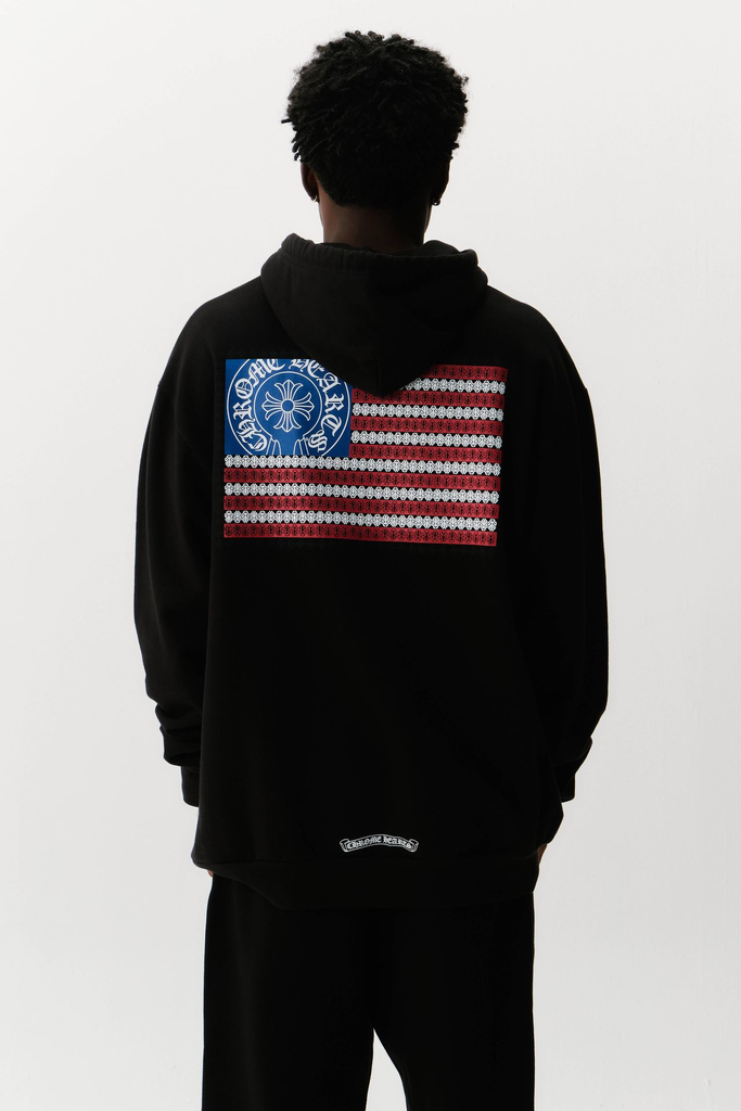 Casaco Chrome Hearts American Flag