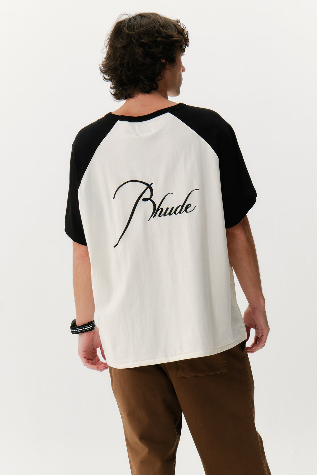 Camiseta Rhude Raglan Logo