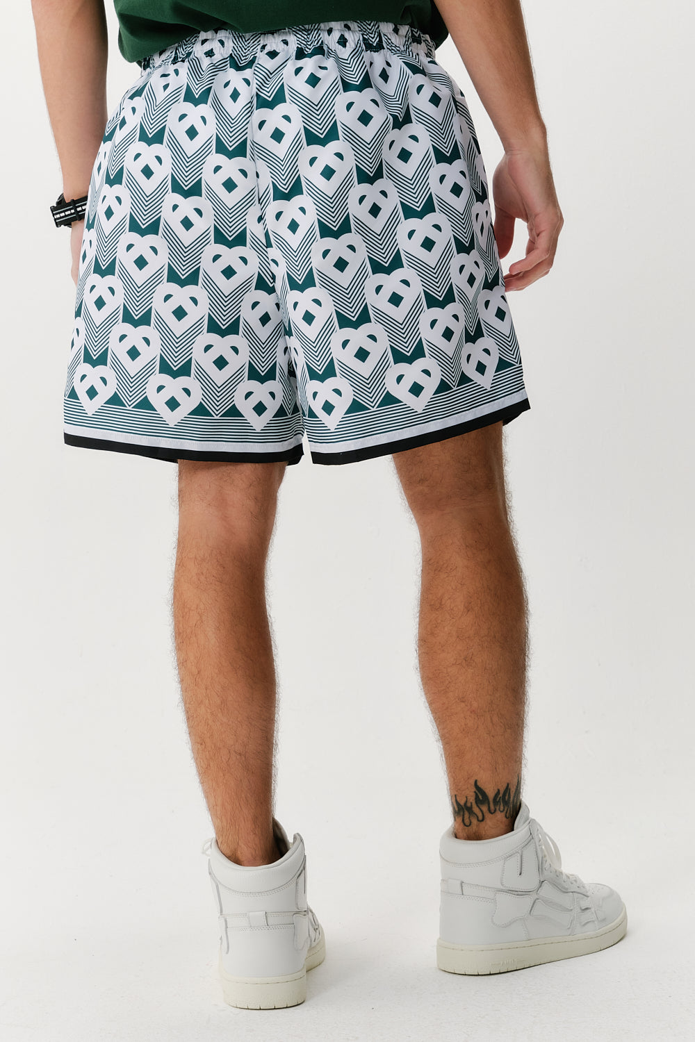 Short Casablanca Monogram Silk