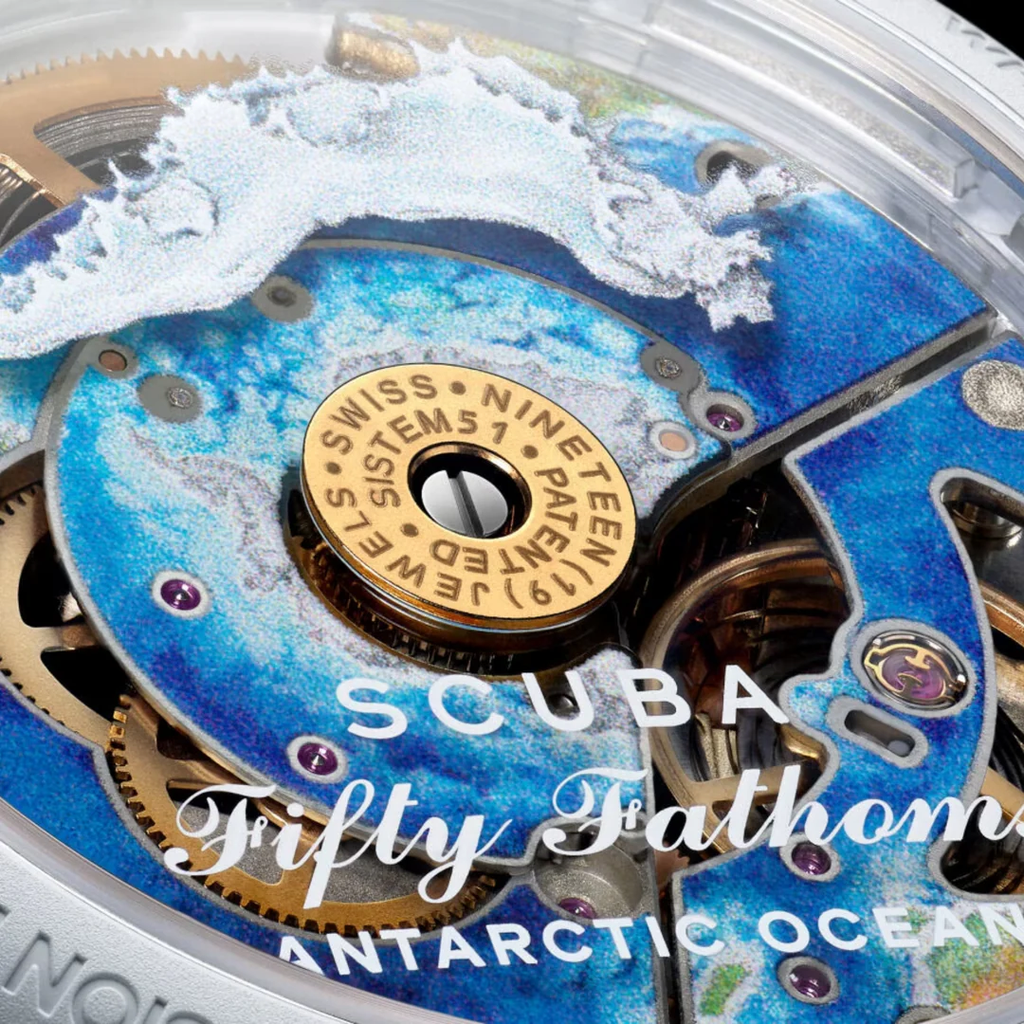 Relógio Blancpain x Swatch Antarctic Ocean