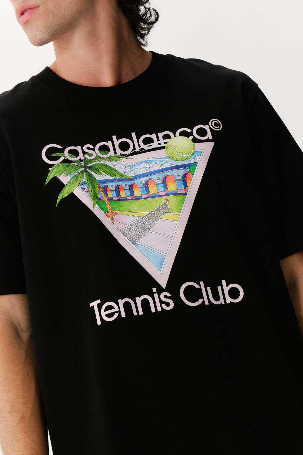 Camiseta Casablanca Tennis Club Icon Screen Printed