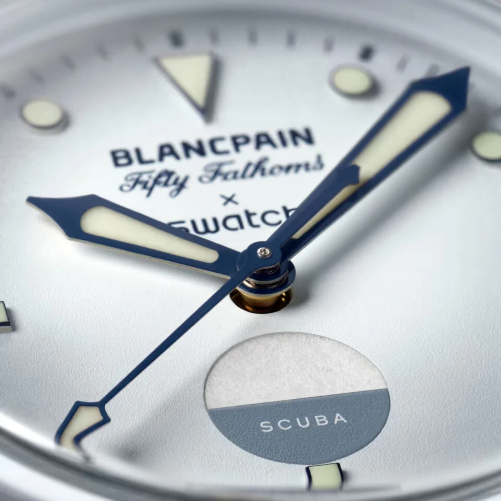 Relógio Blancpain x Swatch Antarctic Ocean