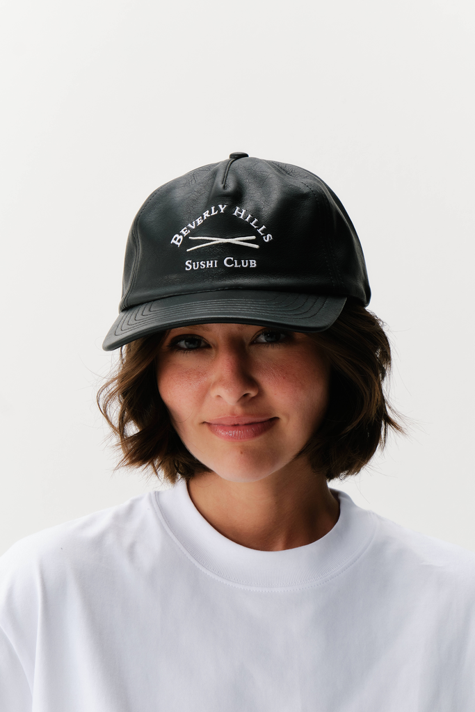 Boné Sushi Club HSC Faux Lambskin Unstructured Trucker
