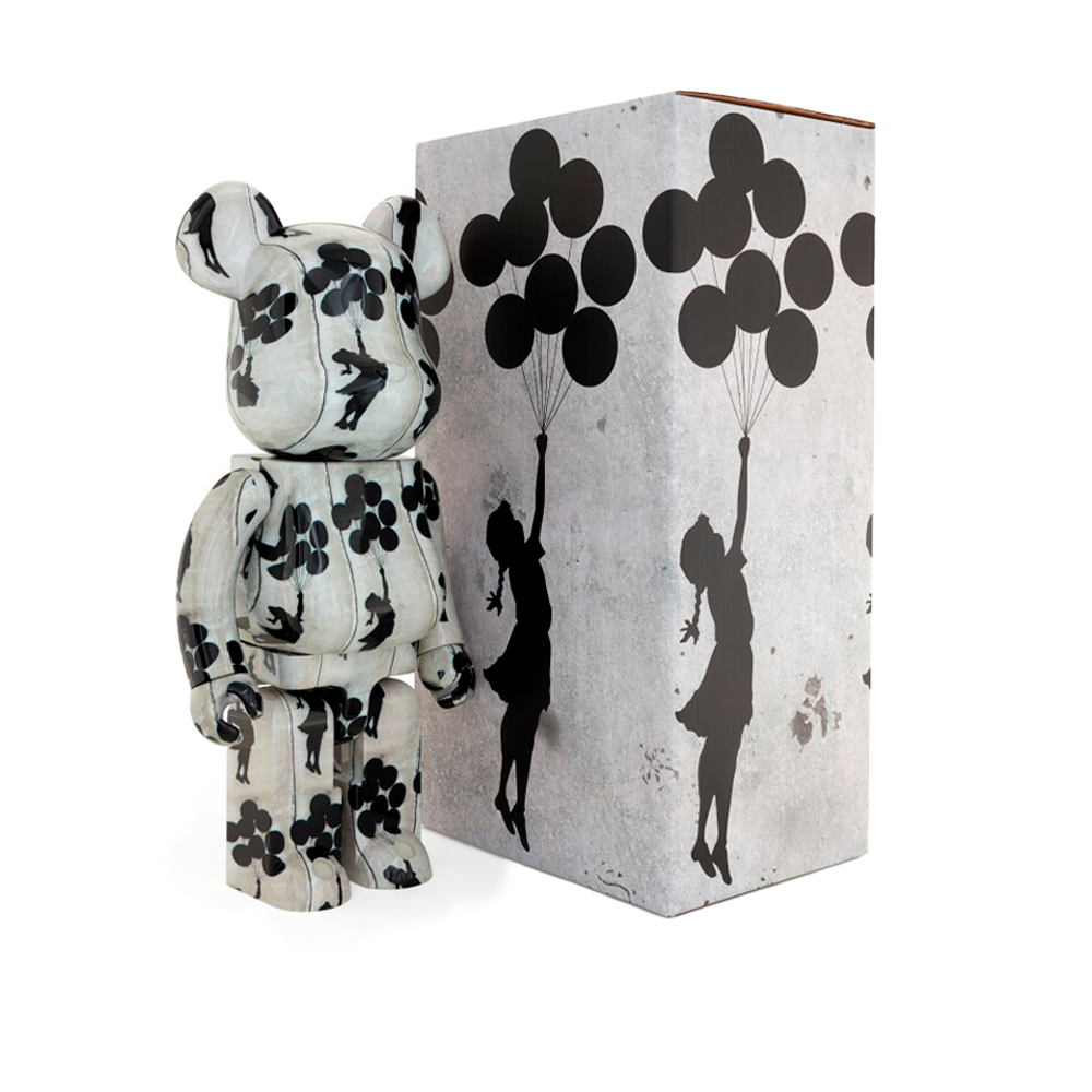 Medicom Toy Bearbrick "Banksy Flying" 1000%