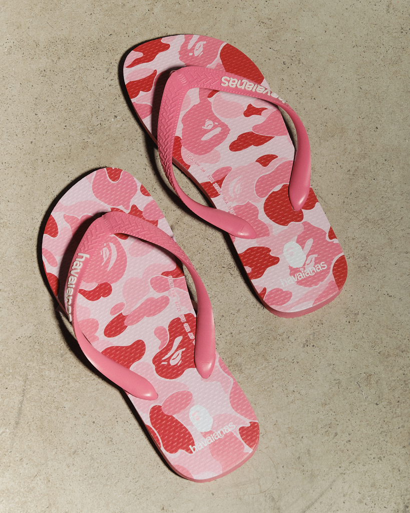 Chinelo Havaianas x Bape