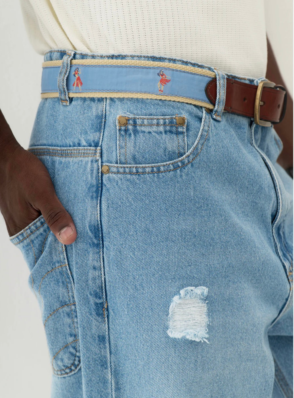 Calça Welcome Jeans Distressed