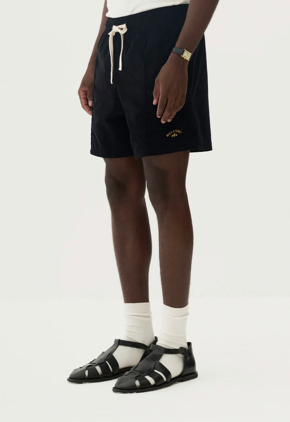 Short Welcome Elastico Veludo
