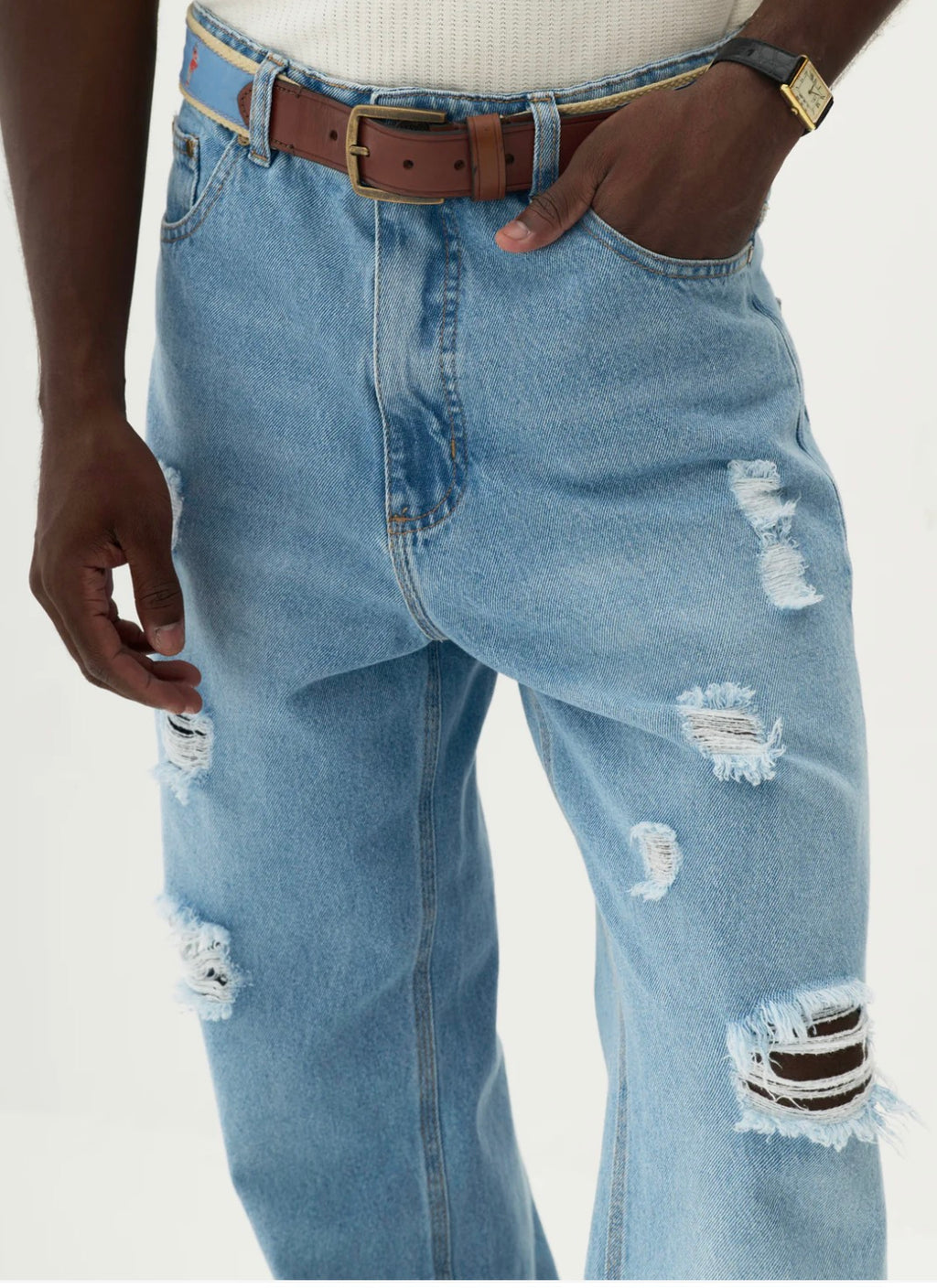 Calça Welcome Jeans Distressed