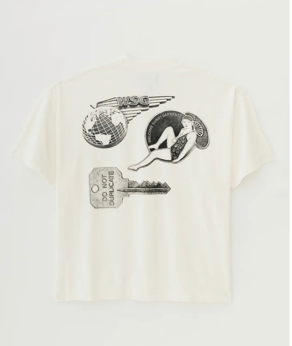 Camiseta Welcome Boxy Fit Pins