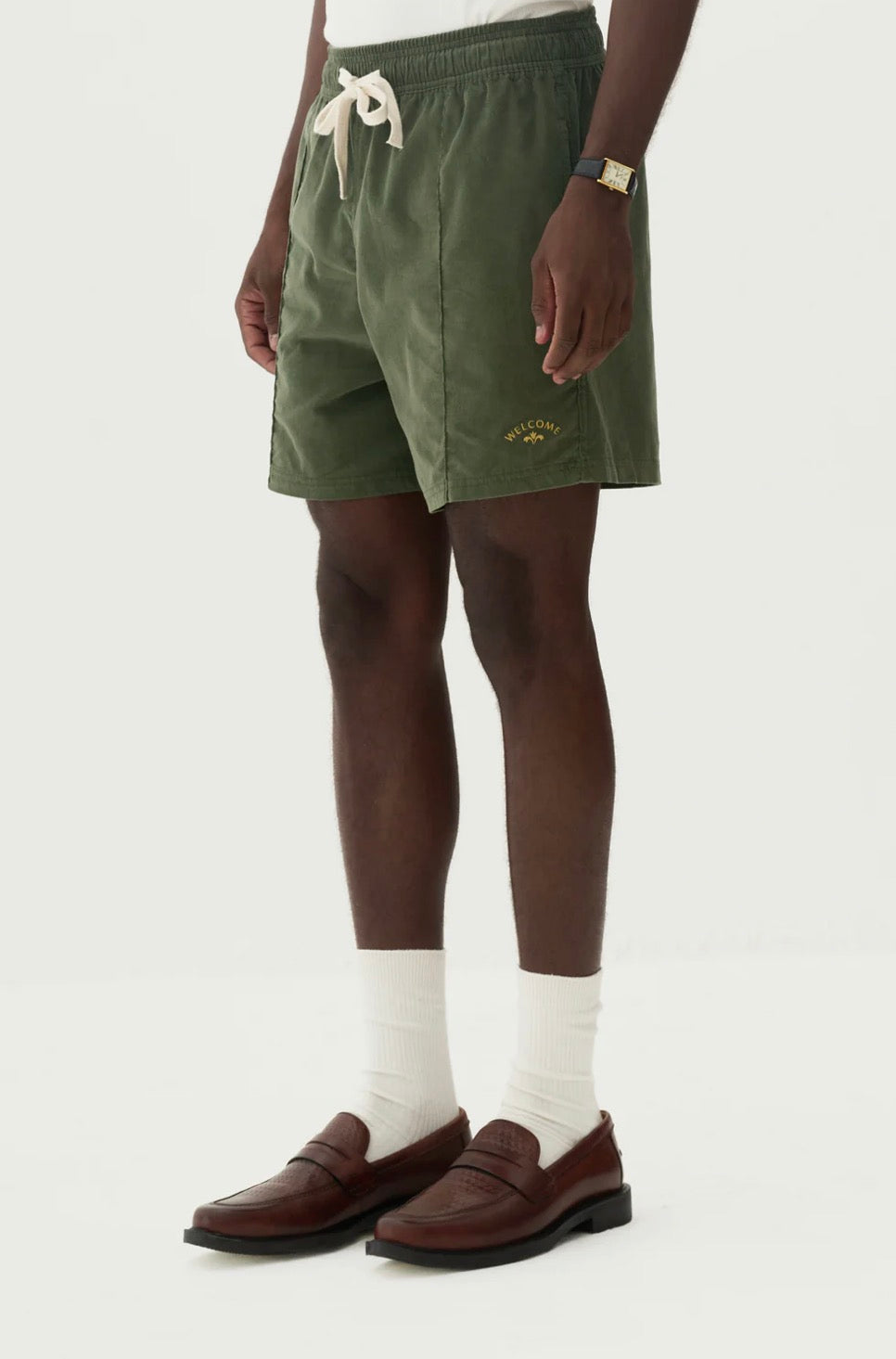 Short Welcome Elastico Veludo