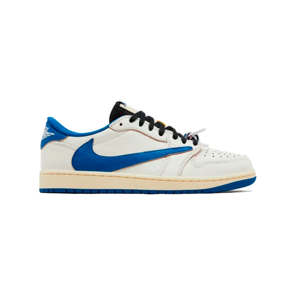 Nike Air Jordan 1 Low x Travis Scott x Fragment Sail Military Blue