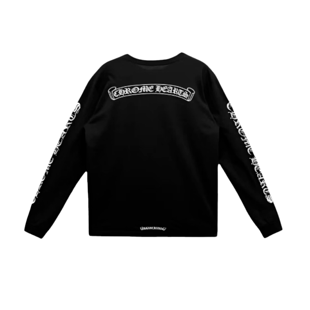 Camiseta Chrome Hearts LS Scroll Logo