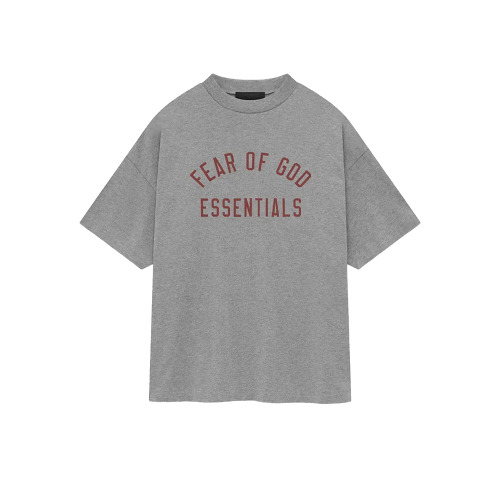 Camiseta Essentials Jersey Crewneck Dark Heather