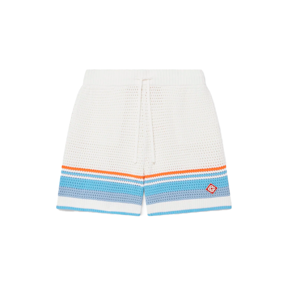 Shorts Casablanca Cotton Tennis Crochet