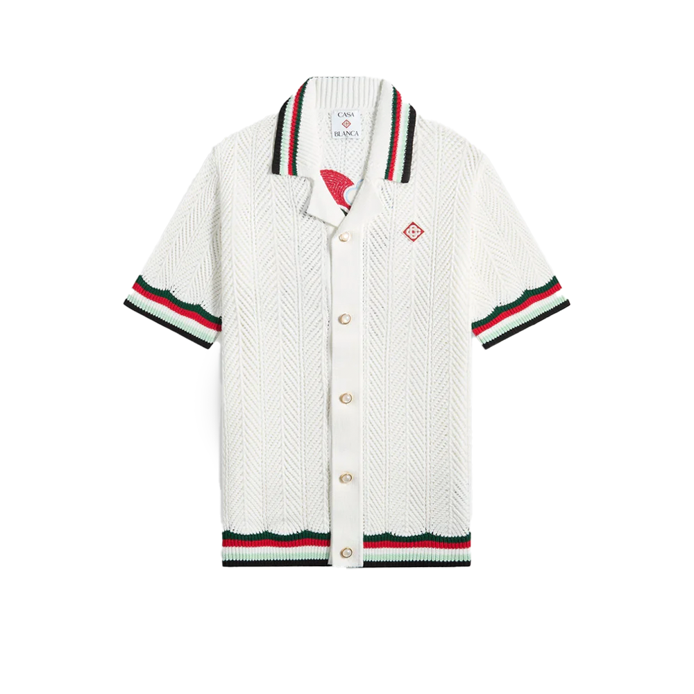 Camisa Casablanca Cotton Montagne Ondulée