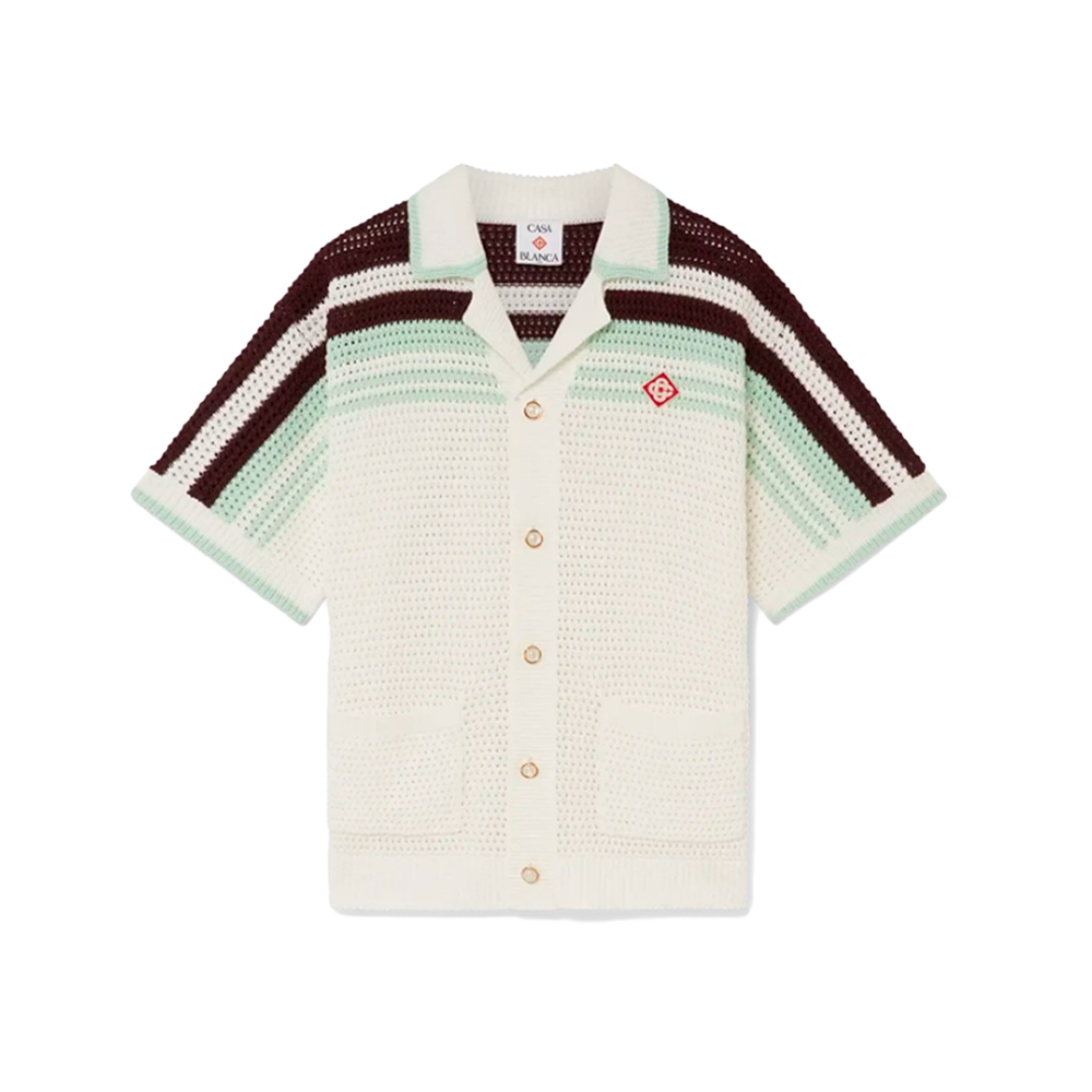 Camisa Casablanca Tennis Cotton Crochet