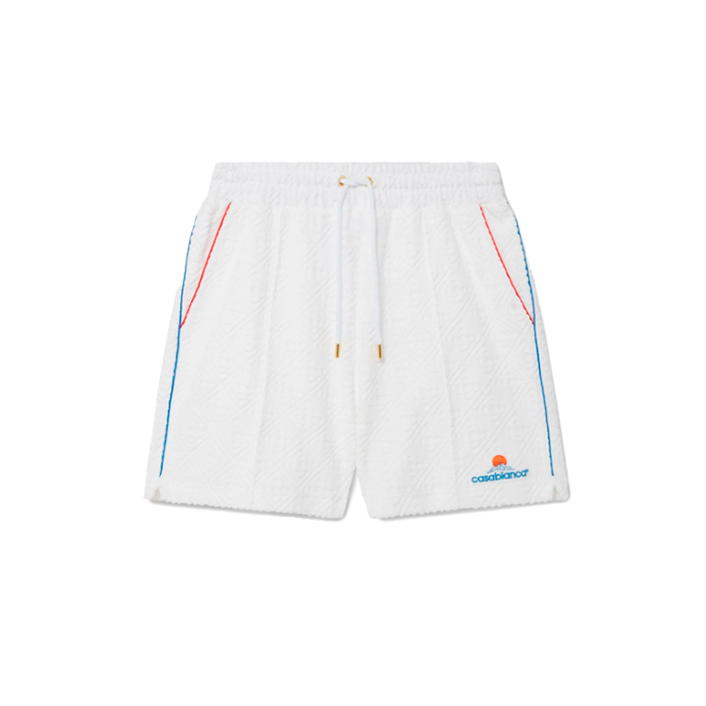 Short Casablanca Monogram Jacquard Towelling
