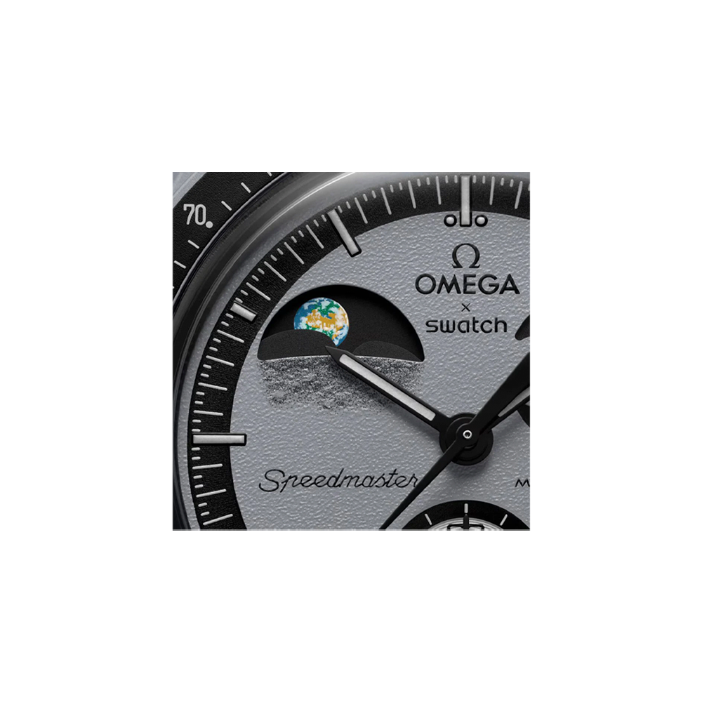 Relógio Omega x Swatch MoonSwatch Mission to EarthPhase