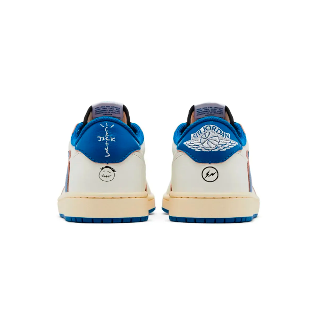 Nike Air Jordan 1 Low x Travis Scott x Fragment Sail Military Blue