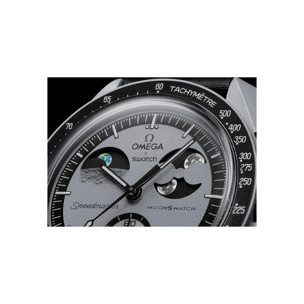 Relógio Omega x Swatch MoonSwatch Mission to EarthPhase