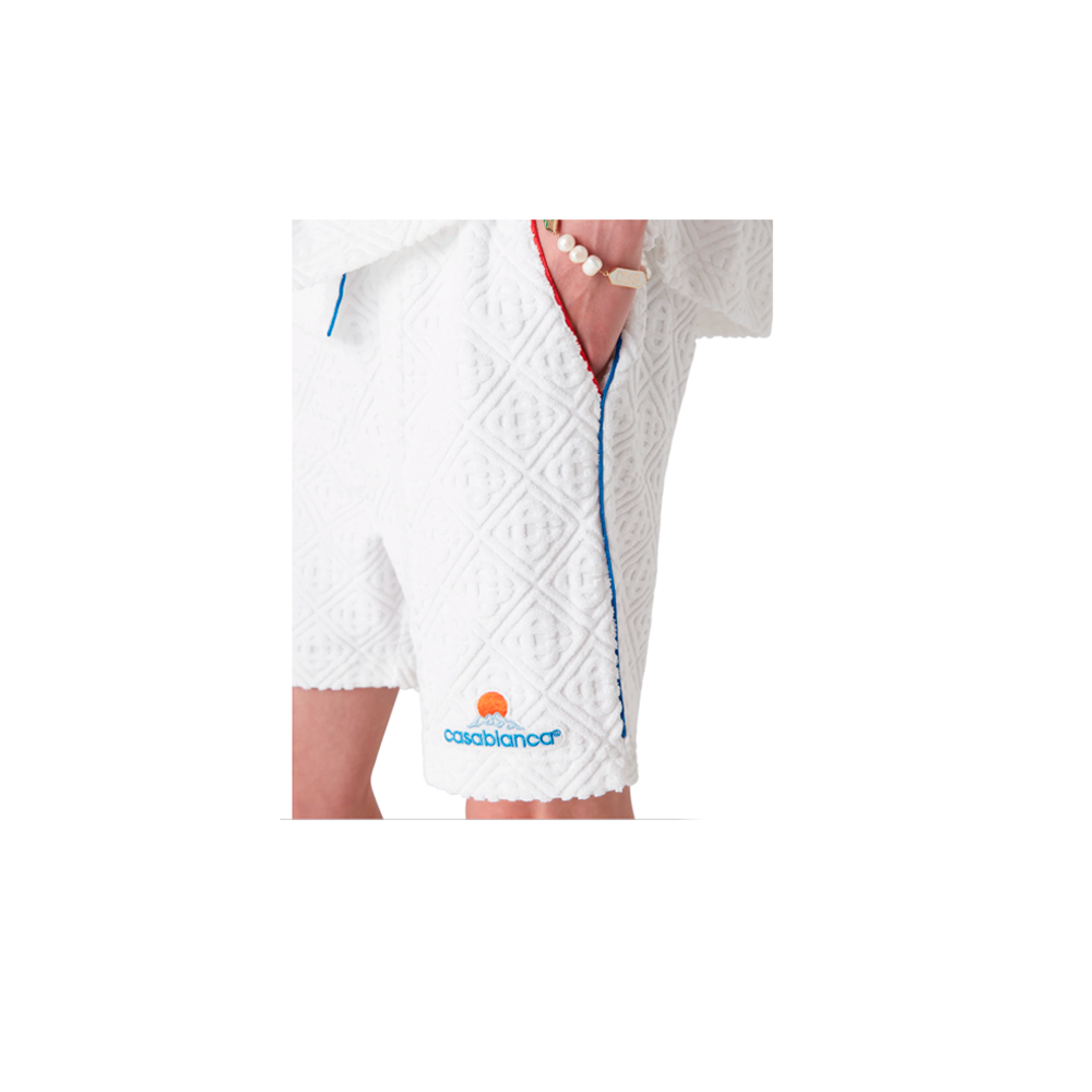 Short Casablanca Monogram Jacquard Towelling