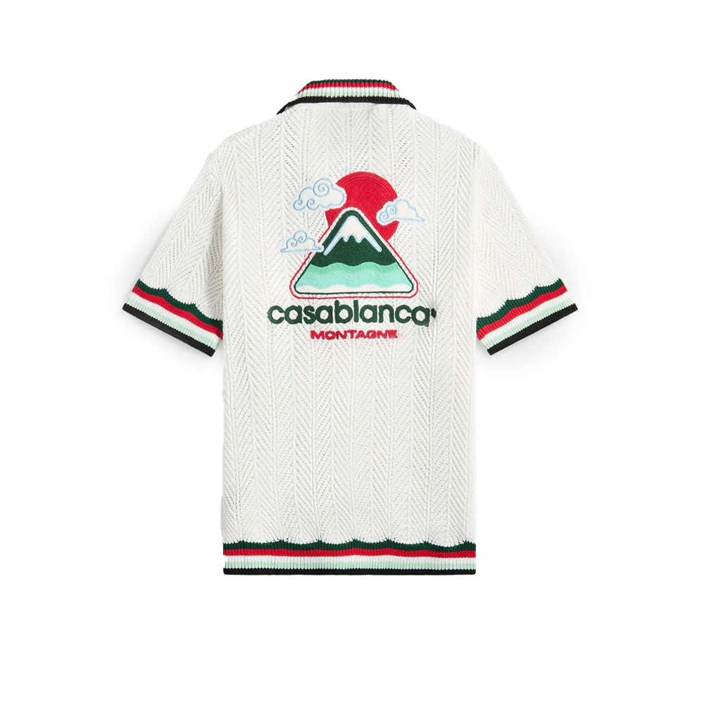 Camisa Casablanca Cotton Montagne Ondulée