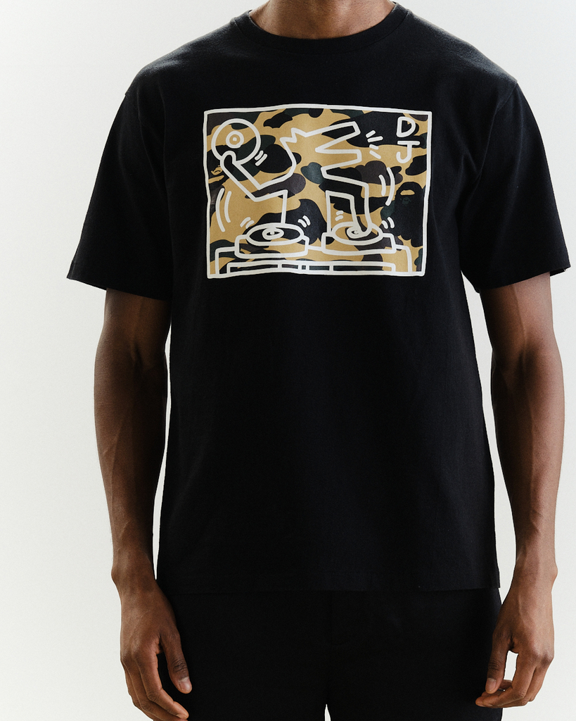 Camiseta Bape x Keith Haring