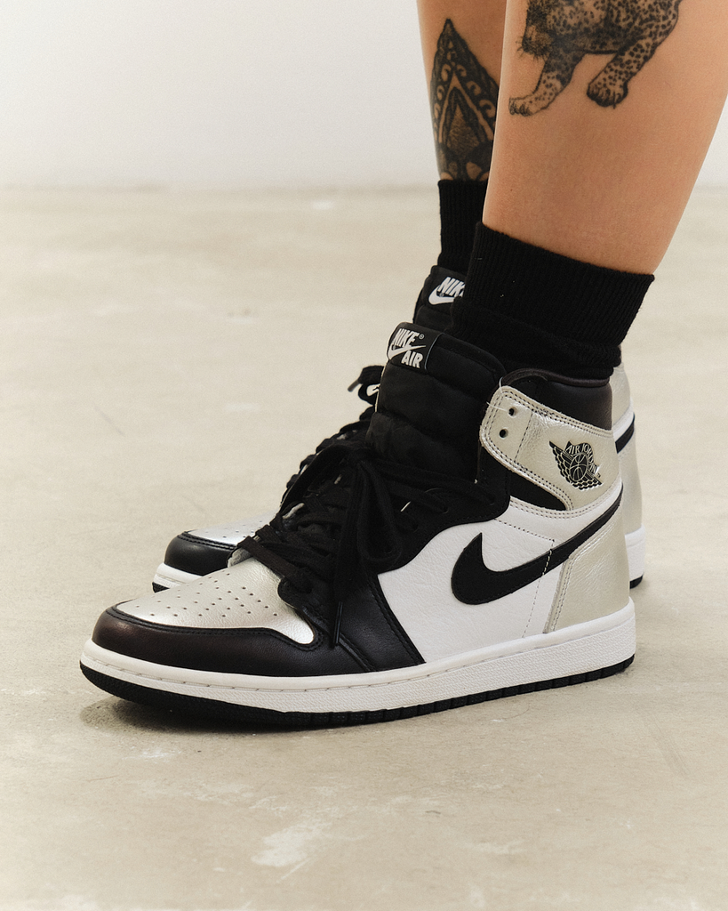 Nike Air Jordan 1 High Silver Toe