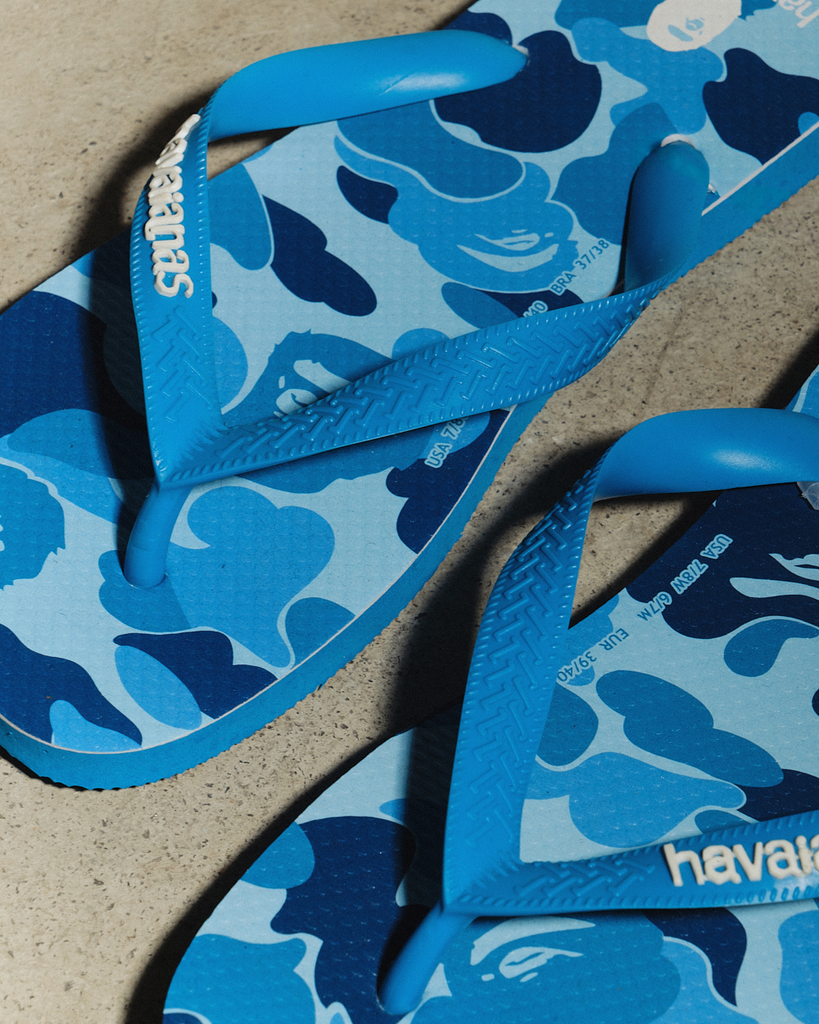 Chinelo Havaianas x Bape