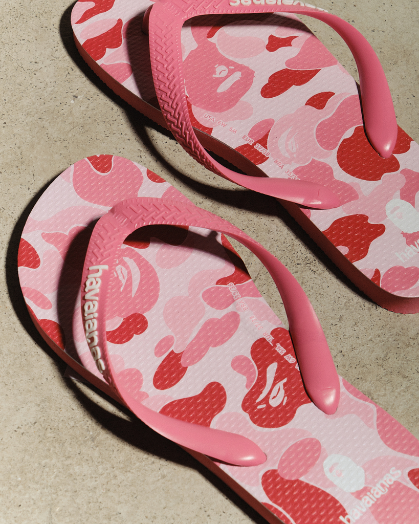 Chinelo Havaianas x Bape