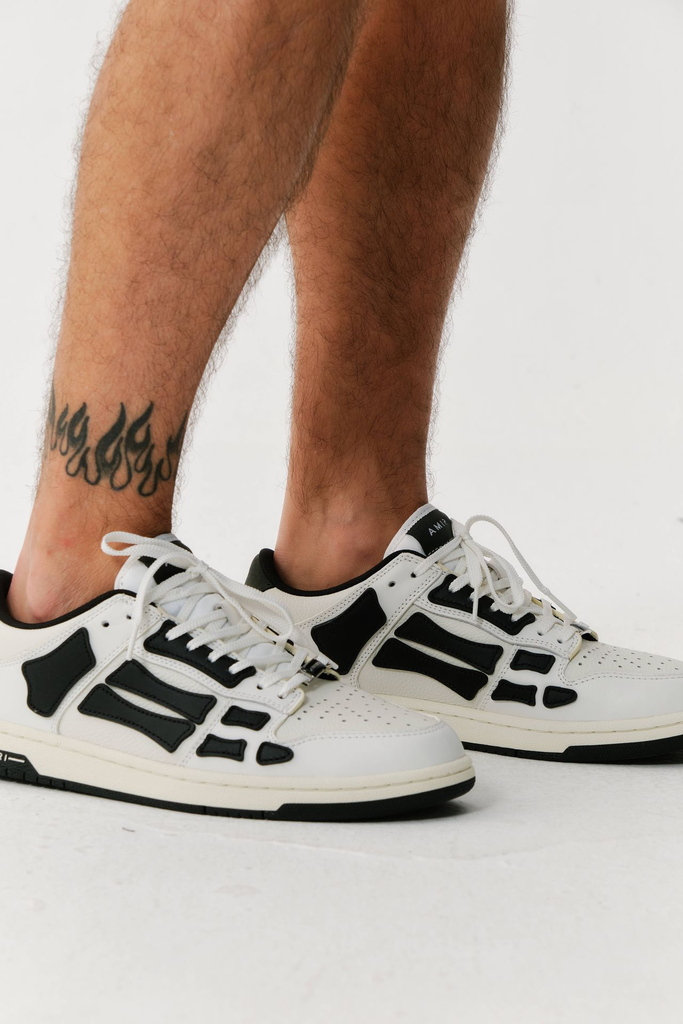 Amiri Skel Top Low White / Black
