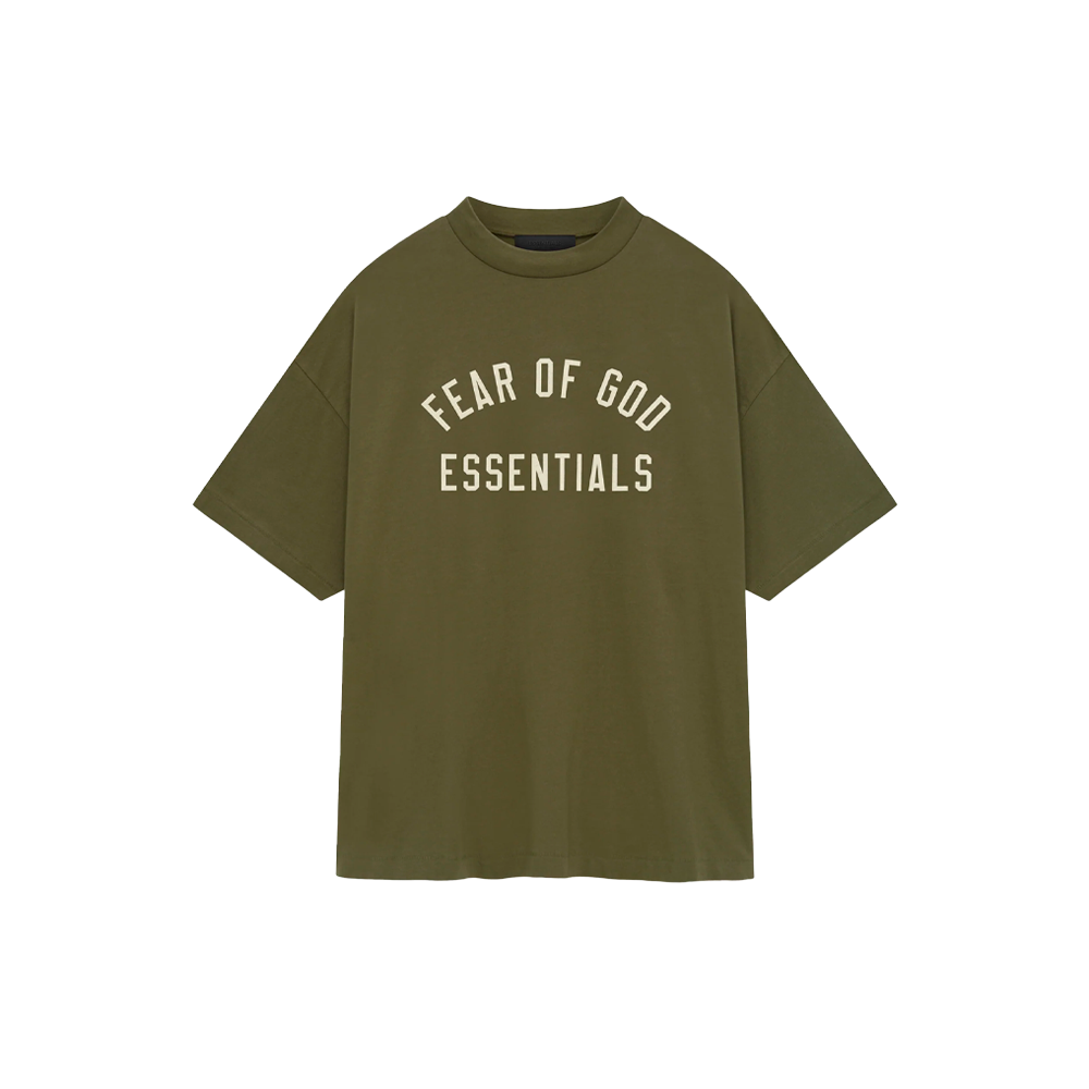 Camiseta Essentials Jersey Crewneck Military