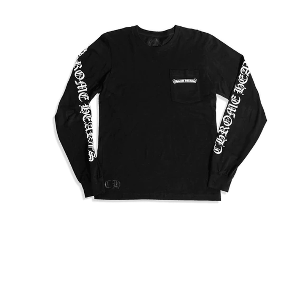 Camiseta Chrome Hearts LS Scroll Logo